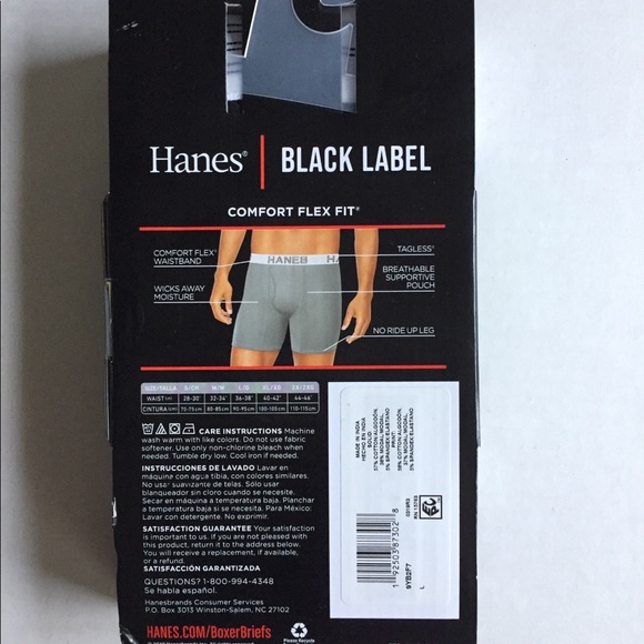 Hanes | Underwear & Socks | Hanes Mens Black Label Boxer ...